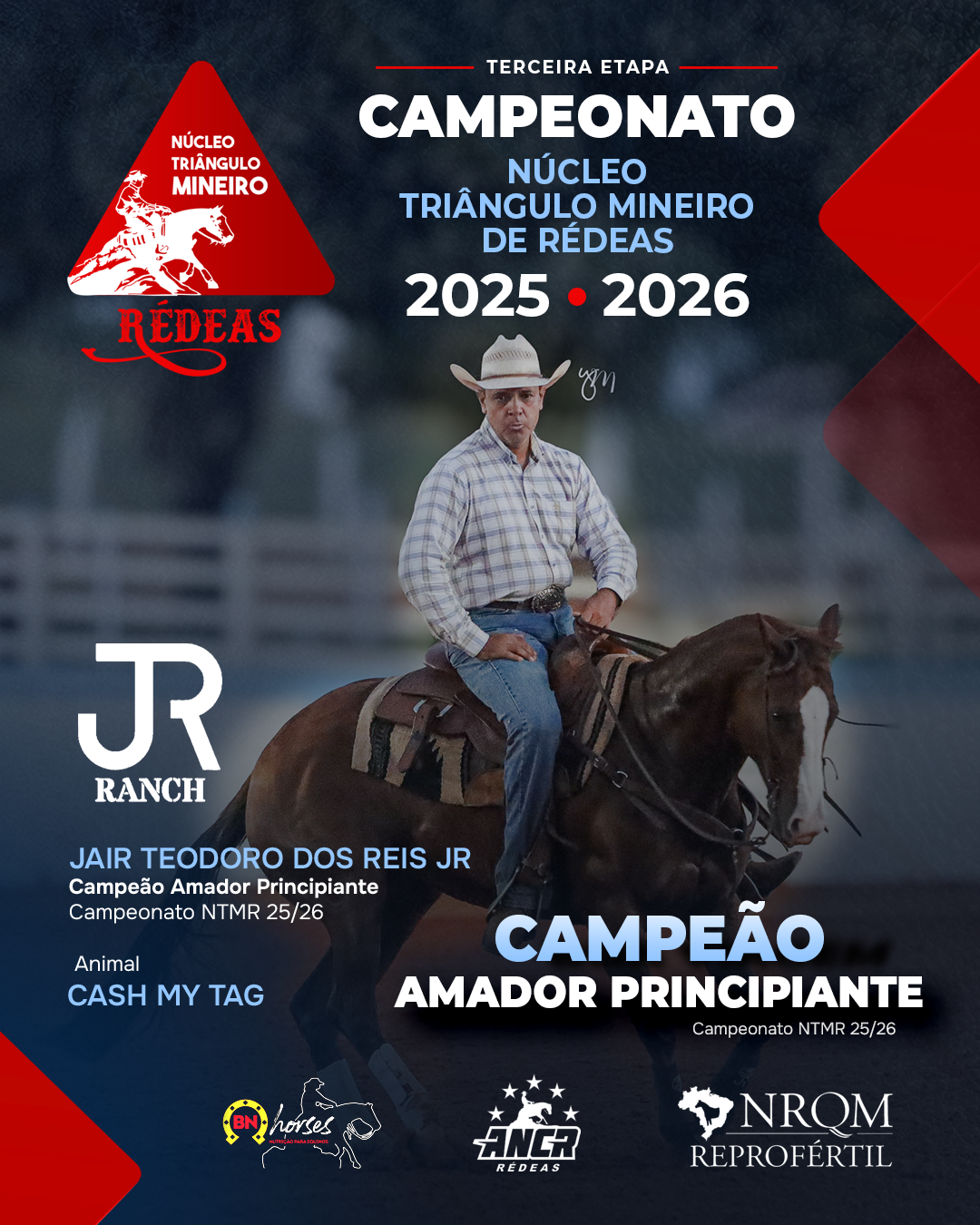 Arte oficial — Campeão Amador Principiante